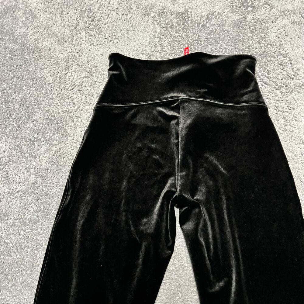 Spanx Leggings Womens XL Velvet Leggings Black 2070 Pants - Picture 4 of 10